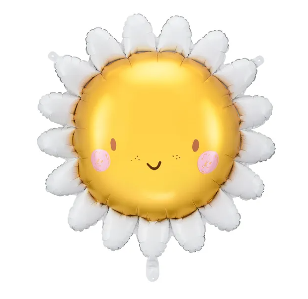 Daisy Sun Foil Balloon