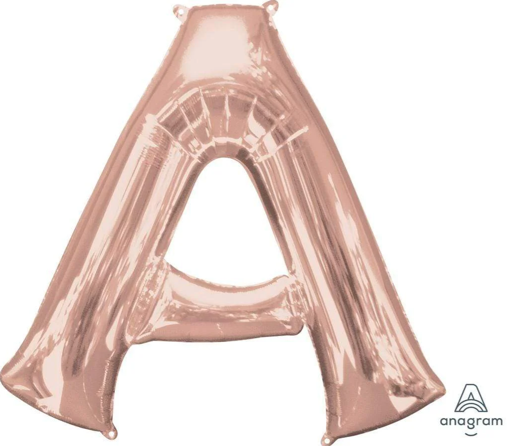 A Foil Balloon - 86cm Rose Gold  (Anagram)