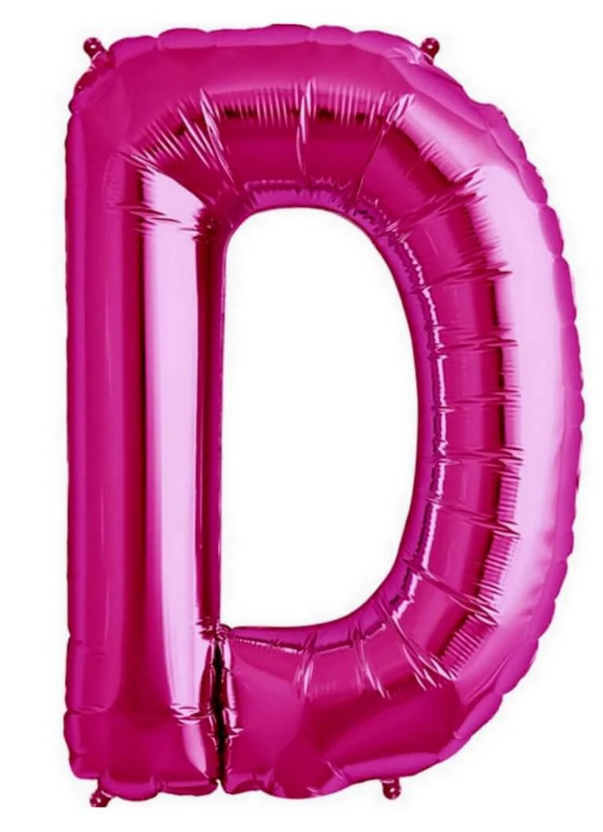 D Foil Balloon - 86cm Hot Pink (Northstar)