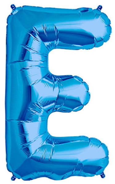 E Foil Balloon - 86cm Blue (NorthStar)