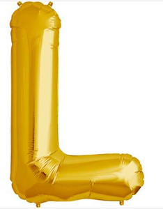 L Foil Balloon - 86cm Gold (Northstar)