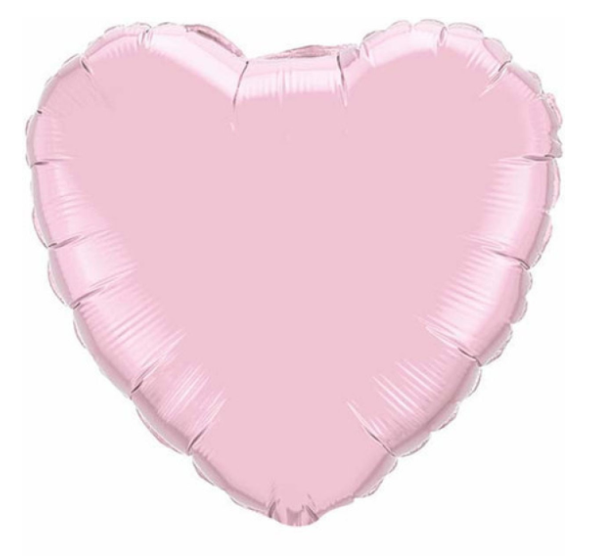 91cm Pastel Pink Heart