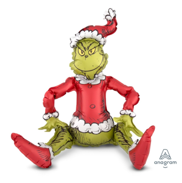 Sitting Grinch Balloon