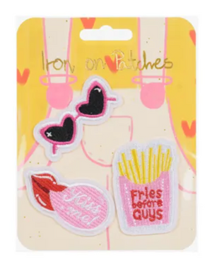 "Fries before Guys" Iron-on Patches