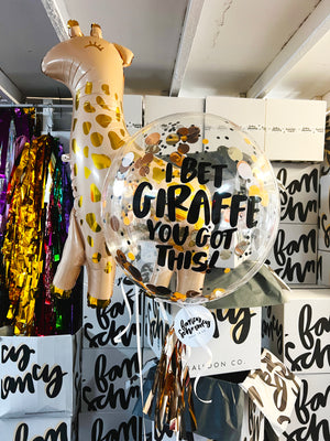 Giraffe Balloon Bundle