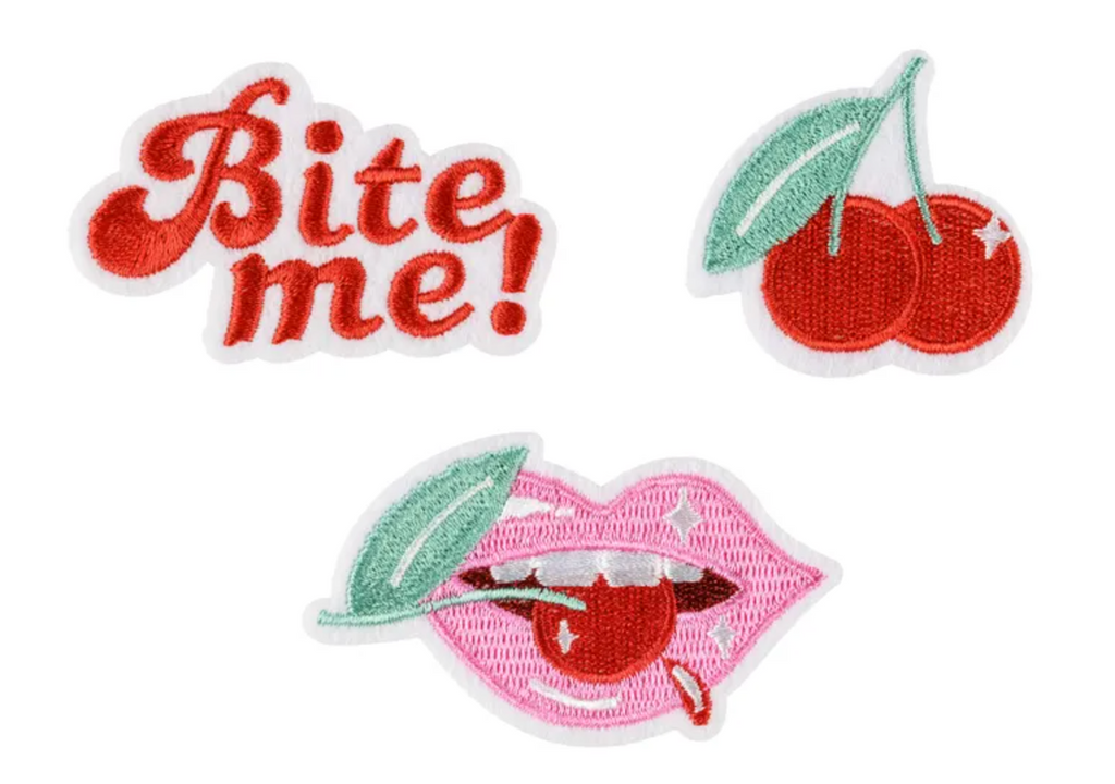 "Bite Me" Iron-on Patches